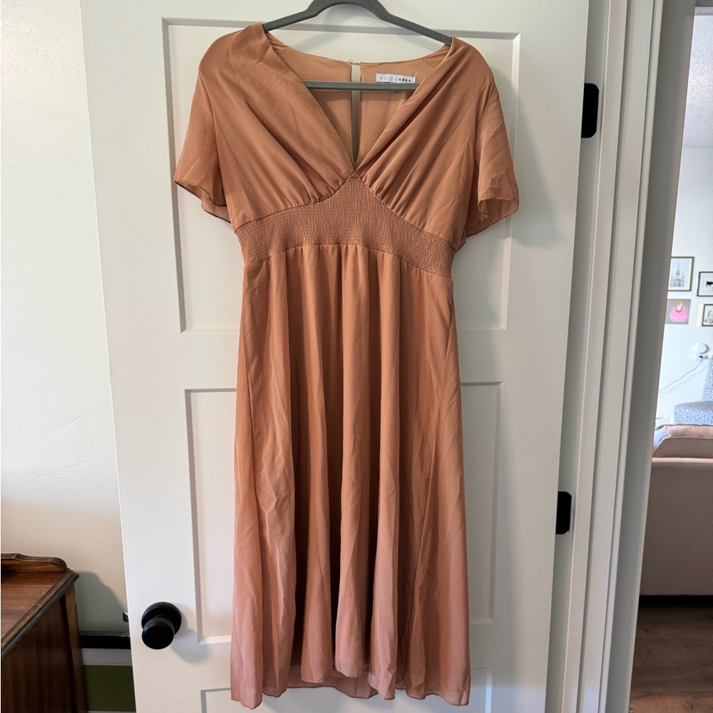 Brown dress never worn purchased for wedding from balticborn.